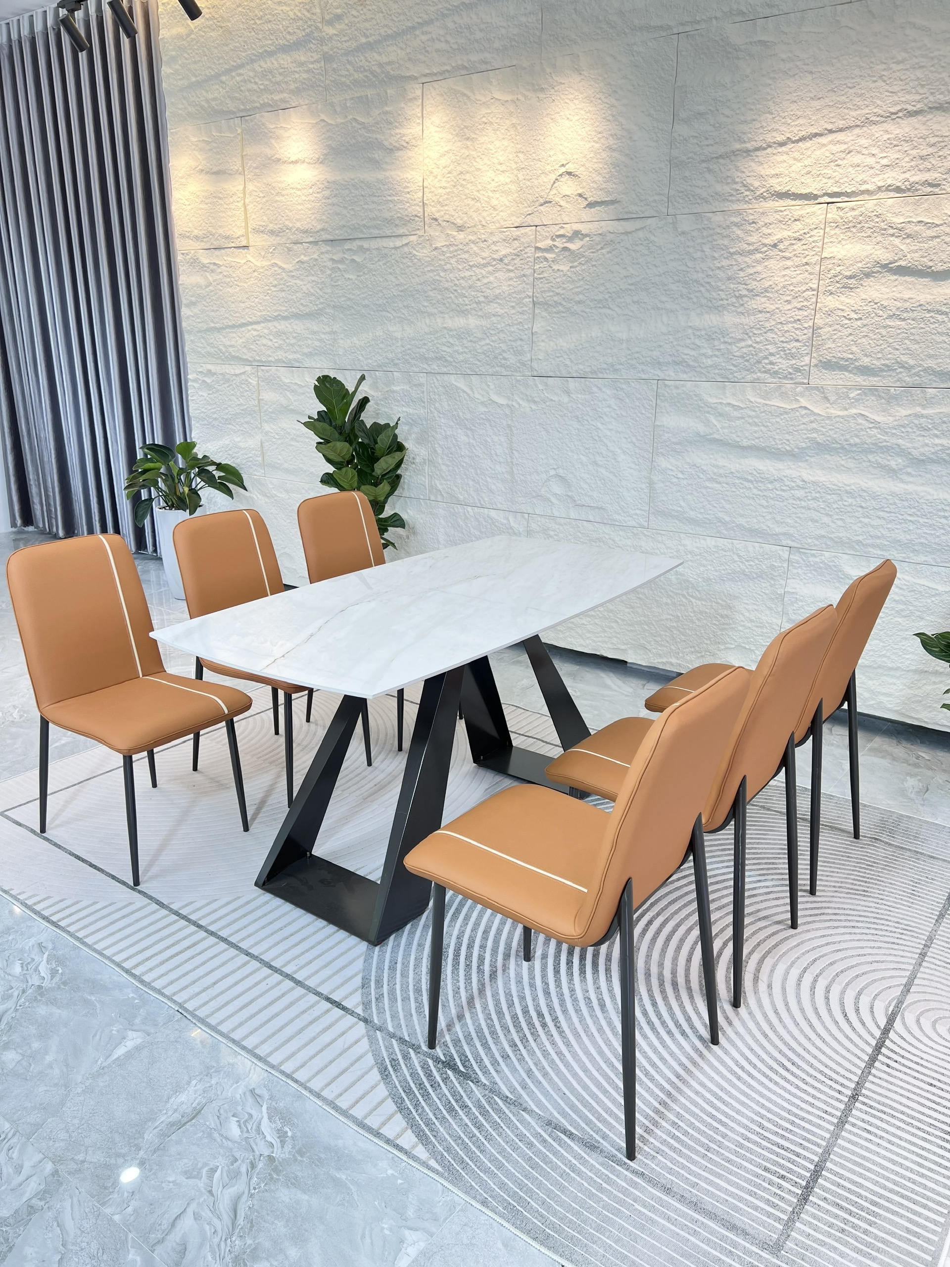 Bộ bàn SAIL - S02 ghế LINE- L01